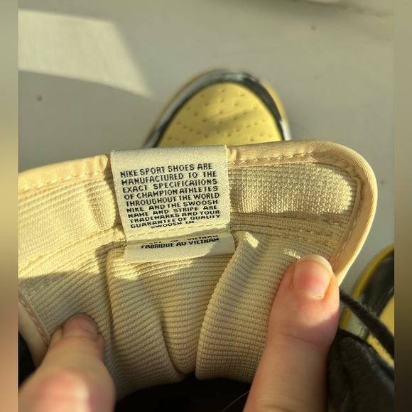 Nike Dunk High 1985 Black Acid Wash - Picture 4 of 7